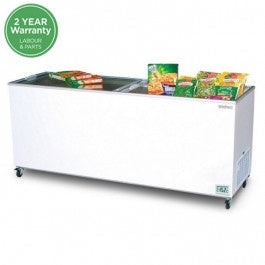 Bromic Glass Flat Chest Freezer - 670 Litre - CF0700FTFG Mattys
