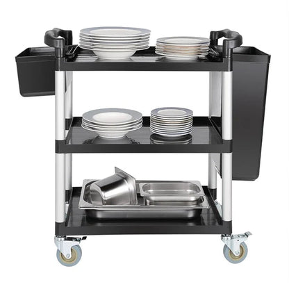 Stainless Steel & Shelving Vogue Polypropylene Mobile Trolley Small - CF101 Vogue