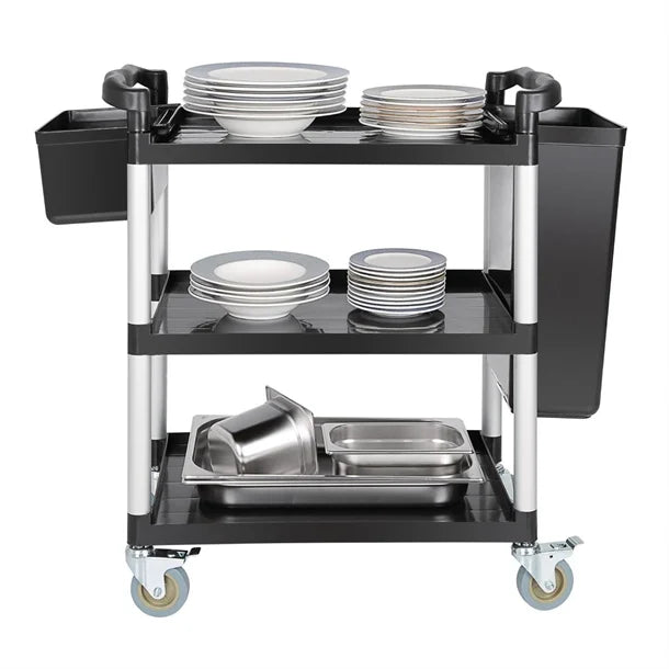 Stainless Steel & Shelving Vogue Polypropylene Mobile Trolley Small - CF101 Vogue