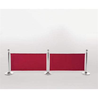 Shelving Bolero Red Canvas Barrier - CF138 Bolero