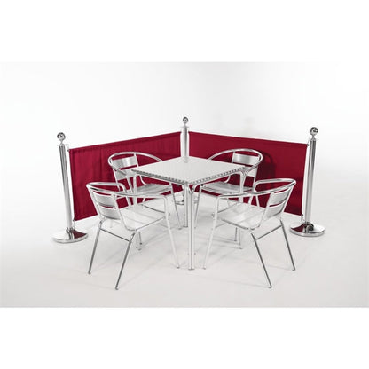 Shelving Bolero Red Canvas Barrier - CF138 Bolero