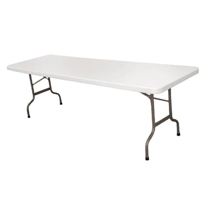 Bolero Centre Folding Table 8ft White CF375 Mattys
