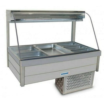 Roband CFX23RD Curved Glass Cold Food Bar - Piped & Foamed Only Mattys