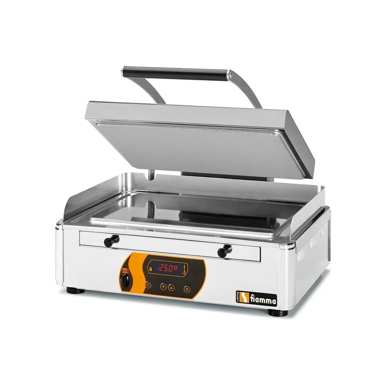 Fiamma CG 4 SS STAINLESS STEEL DUPLEX CONTACT GRILL - Smooth Upper/Smooth Lower Plates Mattys