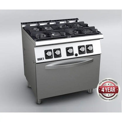 Fagor 700 series natural gas 4 burner gas range with gas oven CG7-41H Mattys