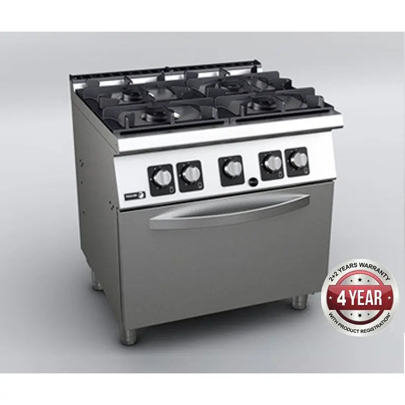 Fagor 700 series natural gas 4 burner gas range with gas oven CG7-41H Mattys