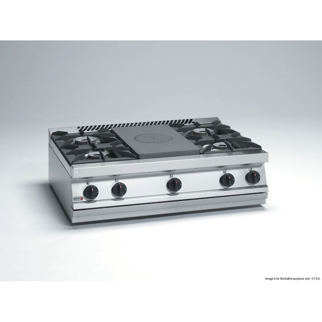 Fagor Gas Target Top with open burner - CG7-50 Mattys
