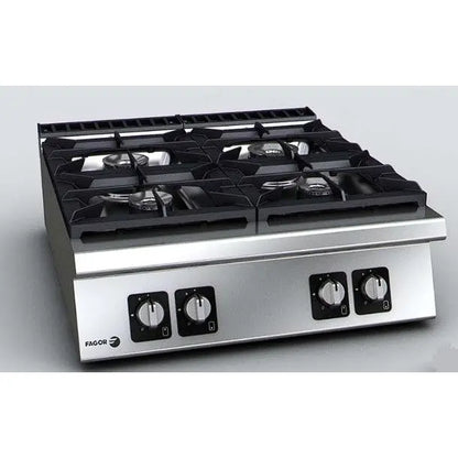 Fagor 900 series natural gas 4 burner SS boiling top CG9-40H Mattys