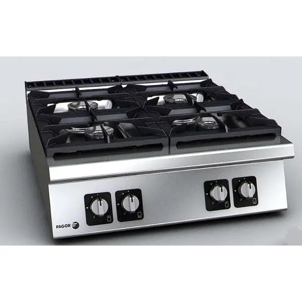 Fagor 900 series natural gas 4 burner SS boiling top CG9-40H Mattys