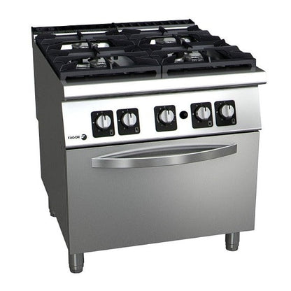 Cook Tops Fagor Kore 900 Series Natural Gas 4 Burner with Gas Oven - C-G941 Mattys
