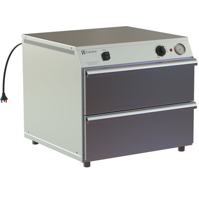 Culinaire Food Warming Drawers 2 x 1/1 Gastronorm Size CH.WD.0211 Culinaire