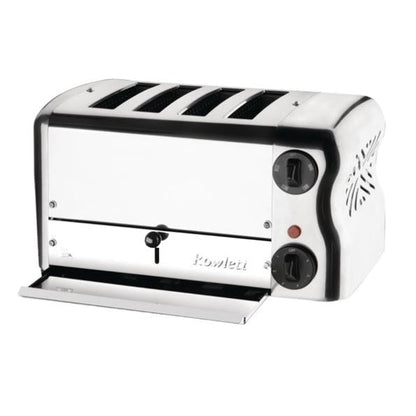 Benchtop Rowlett Esprit 4 Slot Toaster Chrome with Elements & Sandwich Cage - CH181-A Mattys