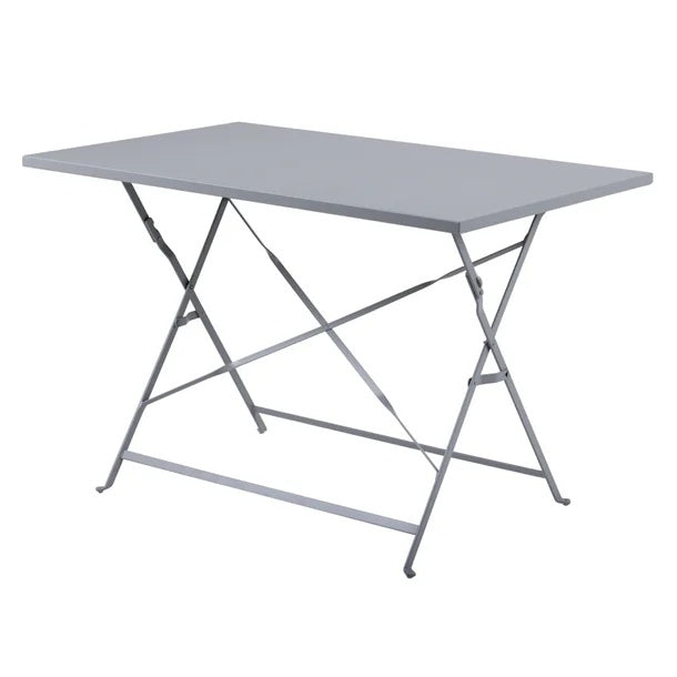 Bolero Pavement Style Folding Table Grey 1100mm x 700mm CH969 Mattys