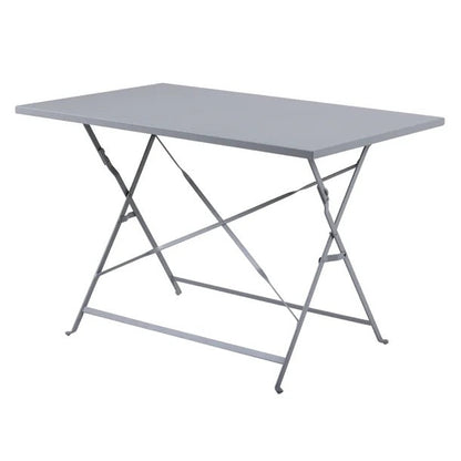 Bolero Pavement Style Folding Table Grey 1100mm x 700mm CH969 Mattys