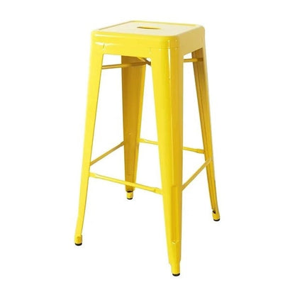 Bolero Bistro Yellow Steel High Stool (Pack 4)  CH999 Mattys