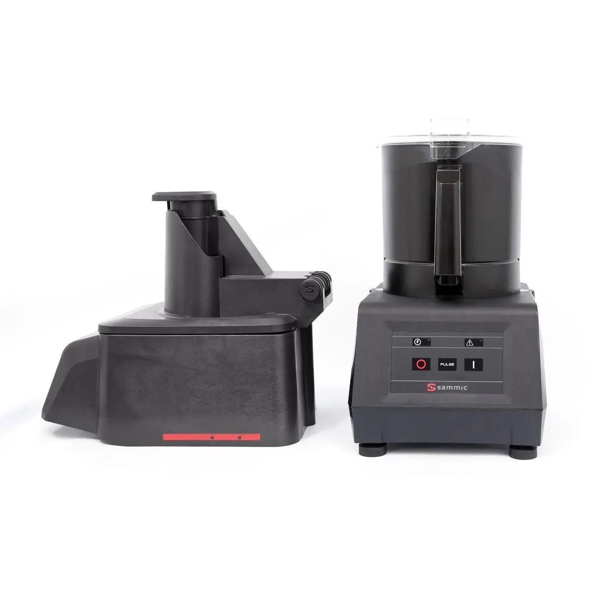Sammic CK-241 COMPACT COMBINATION VEGE PREP MACHINE -Single speed motor block + vegetable slicer attachment + 4.4L cutter bowl Mattys