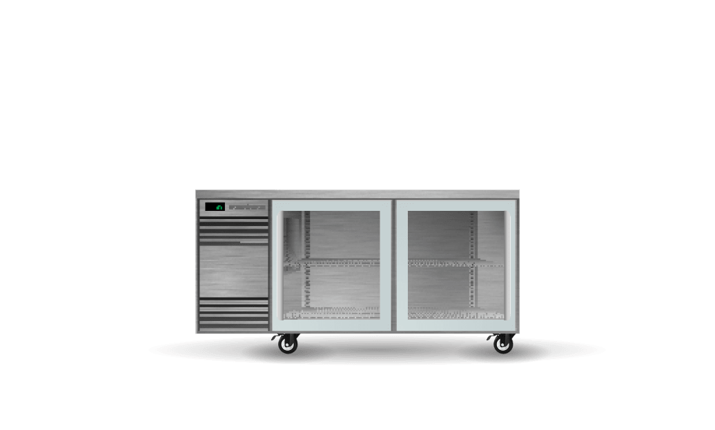 SKOPE | BackBar 2 Glass Sliding Door CounterLine Fridge | CL.2.GSL SKOPE