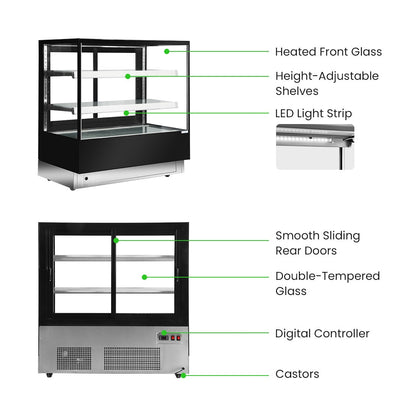 Bonvue Elite Cold Displays with 2 shelves - CL1200-2S Bonvue