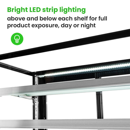 Bonvue Elite Cold Displays with 2 shelves - CL1200-2S Bonvue