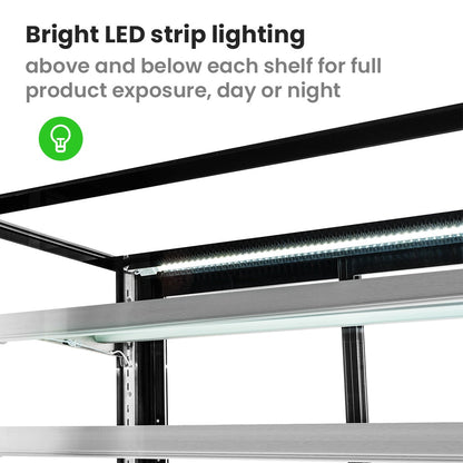 Bonvue Elite Cold Displays with 3 shelves - CL1200-3S Bonvue