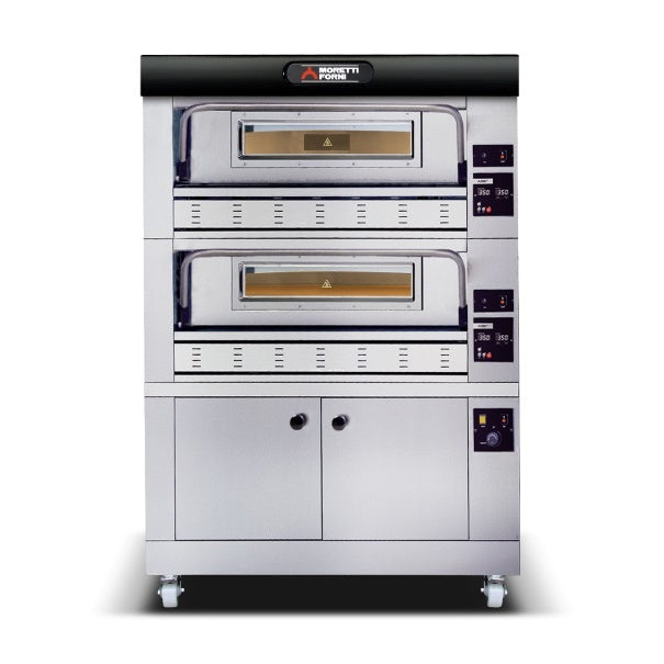 Moretti Forni COMP P110G A/2/L Double Deck Gas Deck Oven on Prover Mattys