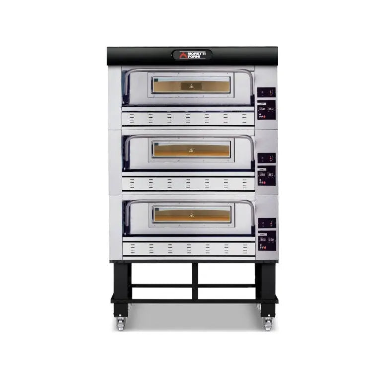 Moretti Forni COMP P110G B/3/S Triple Deck Gas Deck Oven on Stand Mattys