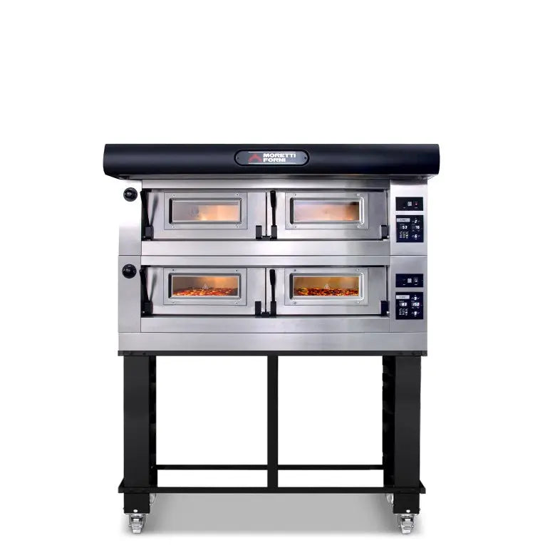 Moretti Forni Double Deck Baking Oven on Stand - COMP P120E C/2A/S Mattys