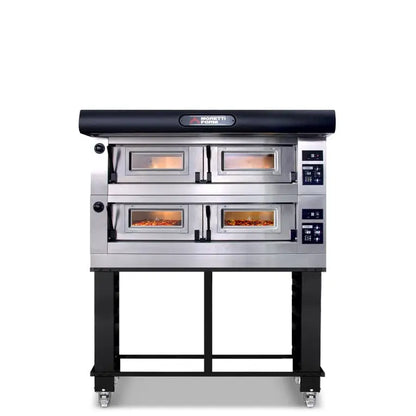 Moretti Forni Double Deck Baking Oven on Stand - COMP P120E C/2A/S Mattys