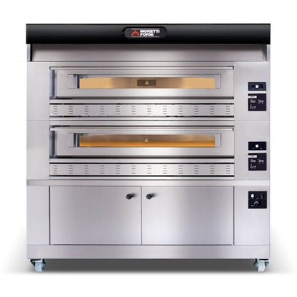 Moretti Forni COMP P150G A/2 Double Deck Gas Deck Oven on Prover Mattys