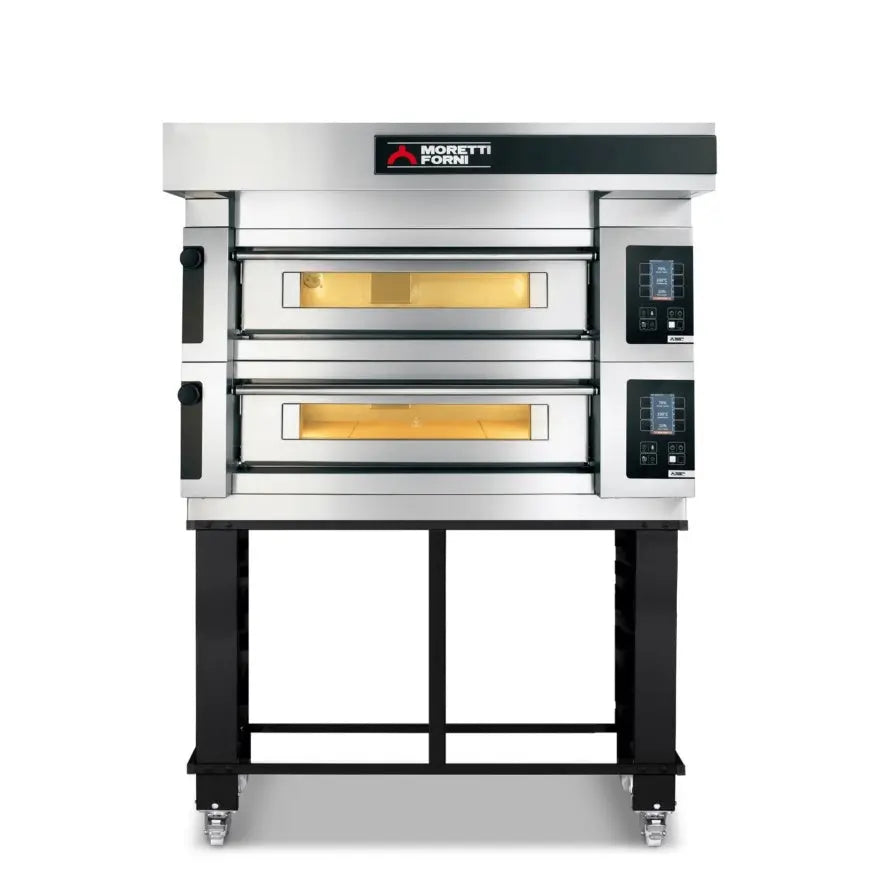 Moretti Forni COMP S125E/2A/S Double Deck Baking Oven on Stand Mattys