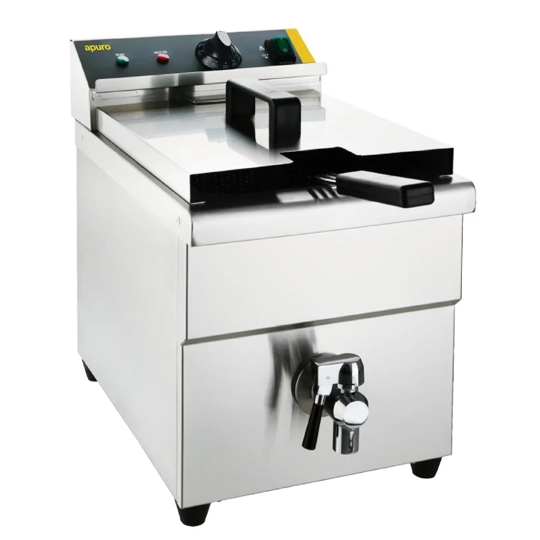 Apuro Single Tank Single Basket Induction Fryer 8Ltr CP793-A Mattys