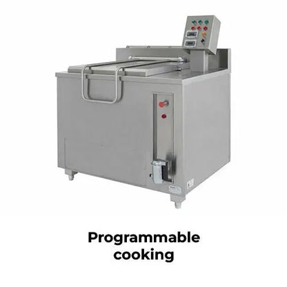Baratta Electric Single Tank 400 Litre Bulk Cooker With Single Basket Auto Lift - CPER-400 Mattys