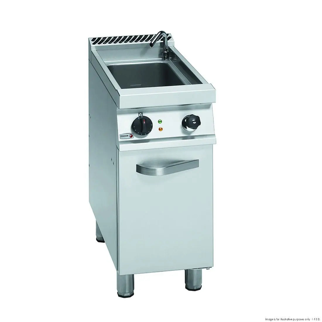 F.E.D. Fagor 700 series natural gas pasta cooker with cast iron burners CPG7-05 Mattys