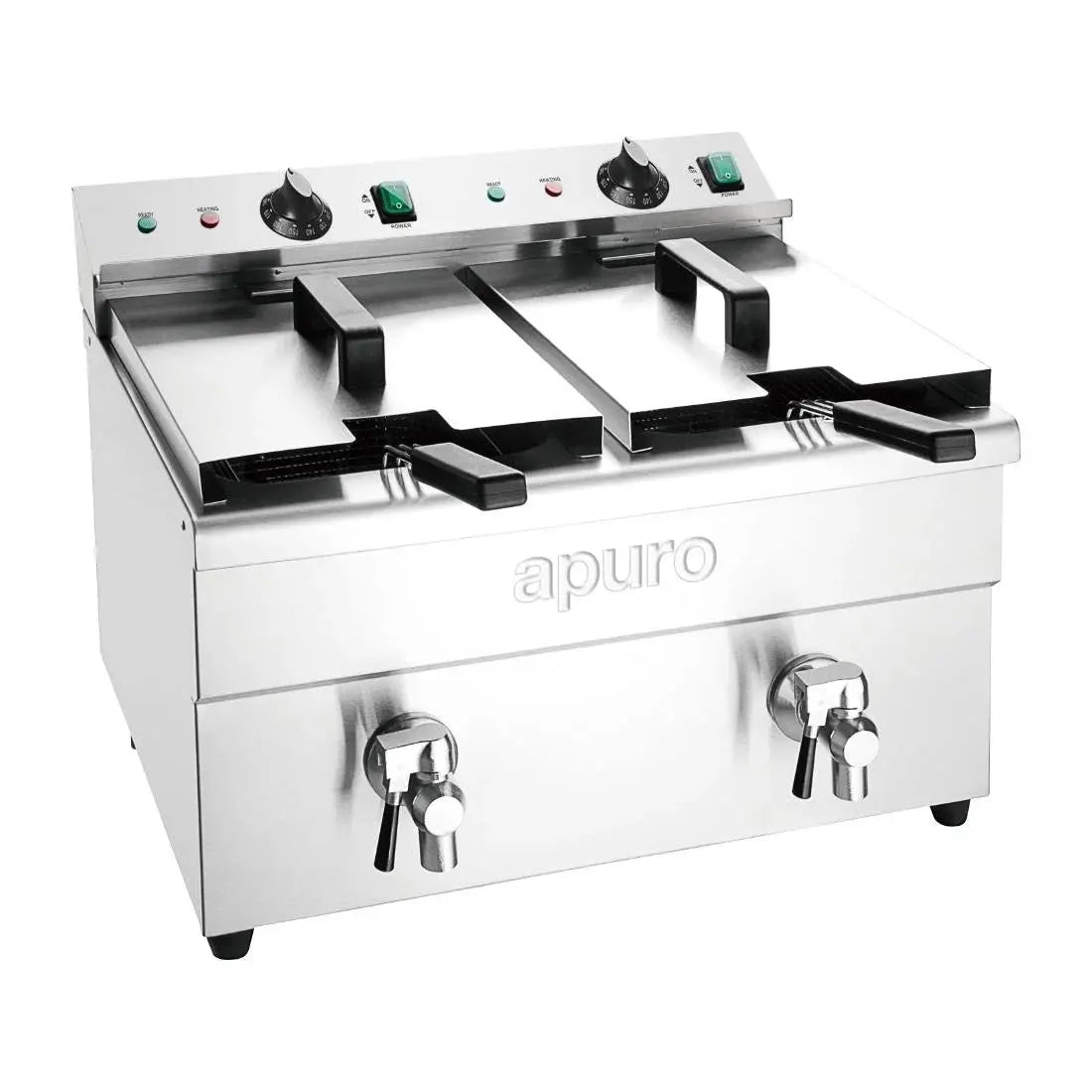 Apuro Double Induction Fryer - 2x3kW CT012-A Mattys