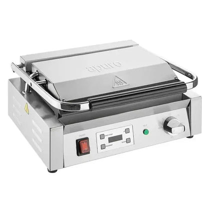 Benchtop Apuro Extra Large Contact Grill Ribbed & Flat Plate - CU609-A Mattys