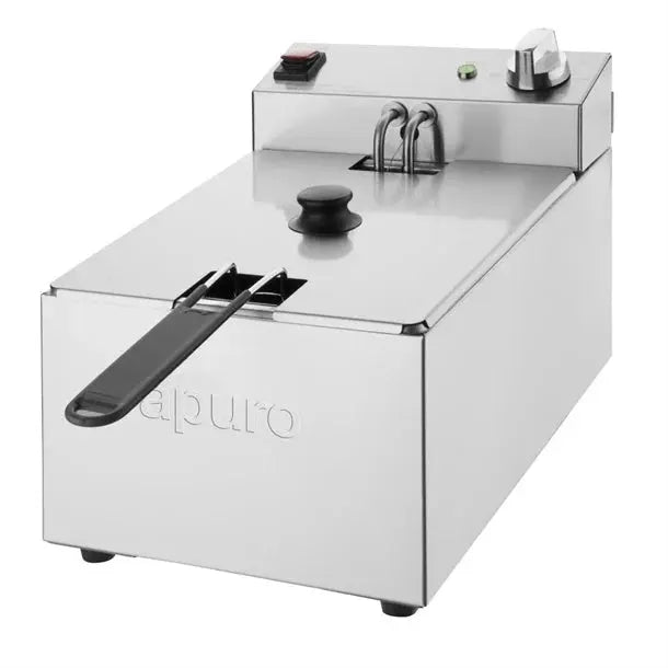 Bench Top Fryers Apuro Single Tank Fryer - 5Ltr - 2.8kW - CU617-A Mattys