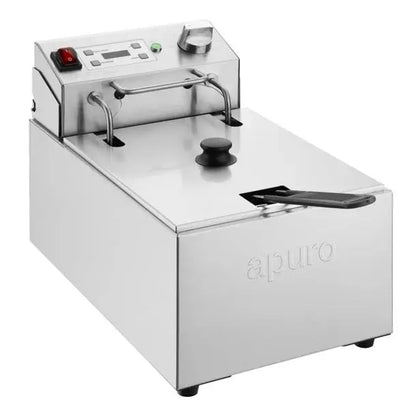Bench Top Fryers Apuro Single Electric Fryer with Timer 5Ltr - CU622-A Mattys