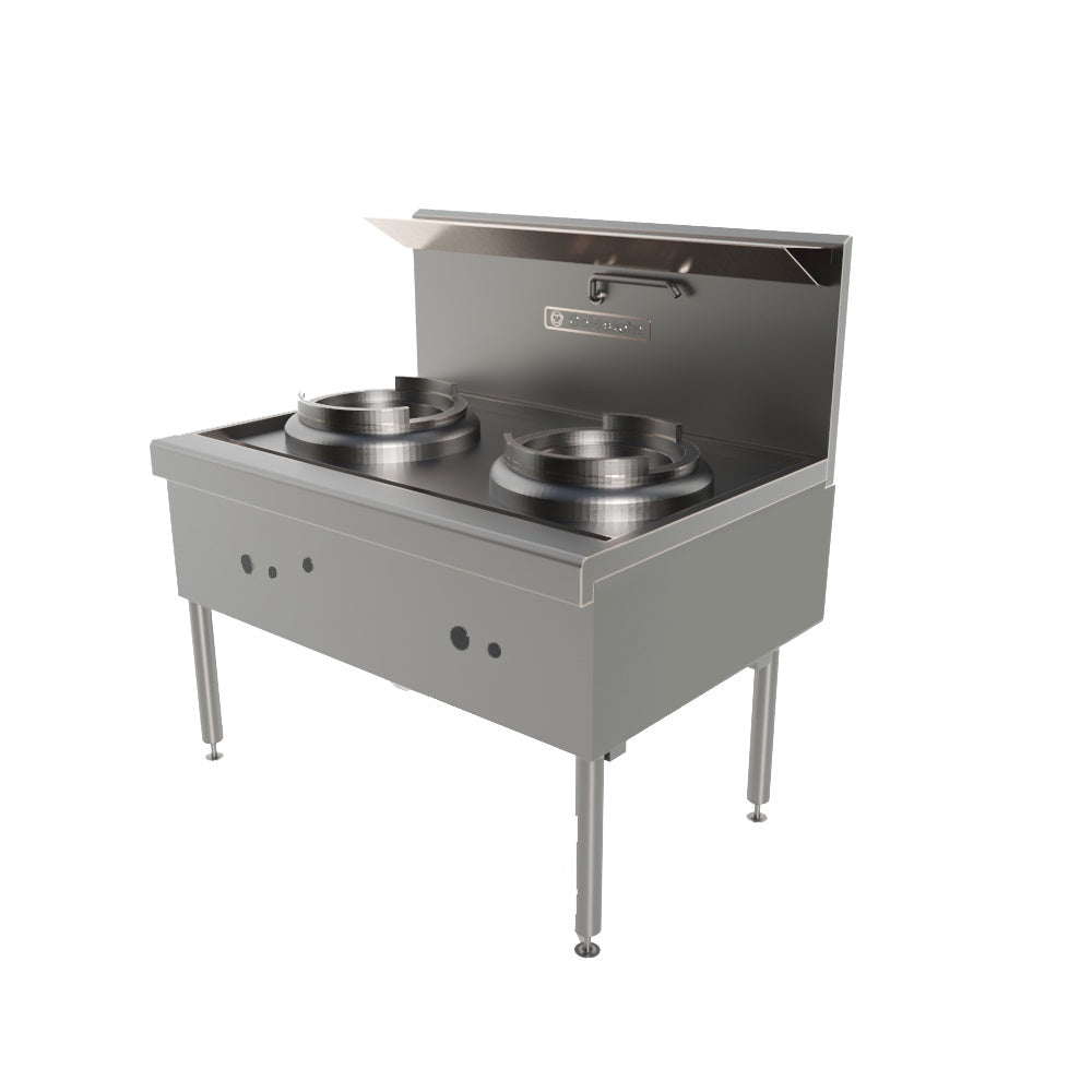 Goldstein Air Cooled Double Gas Wok - CWA2 Mattys