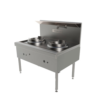 Goldstein Air Cooled Double Gas Wok - CWA2 Mattys