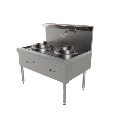 Goldstein Air Cooled Double Gas Wok - CWA2 Mattys