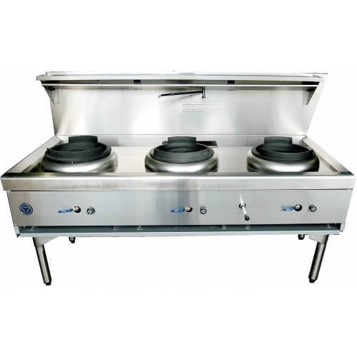 Goldstein Air Cooled Triple Gas Wok - CWA3 Mattys