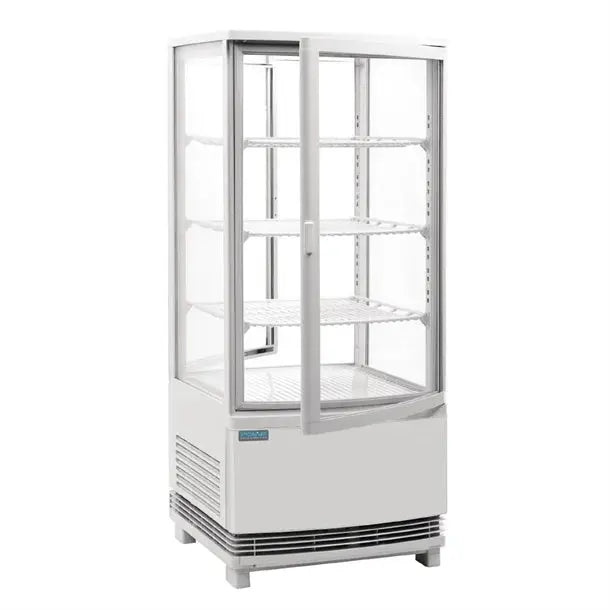 Polar C-Series Energy Efficient Curved Door Display Fridge White 86Ltr - CX576-A Mattys
