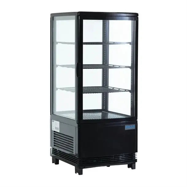 Polar C-Series Energy Efficient Display Fridge 68Ltr Black - CX577-A Mattys