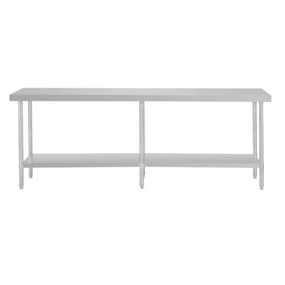 Benchtop Vogue Premium Stainless Steel Table 2400mm - DA333 Mattys