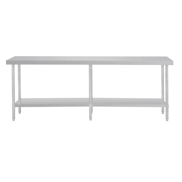 Vogue Premium Stainless Steel Table 2400mm DA333 Mattys