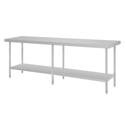 Benchtop Vogue Premium Stainless Steel Table 2400mm - DA333 Mattys