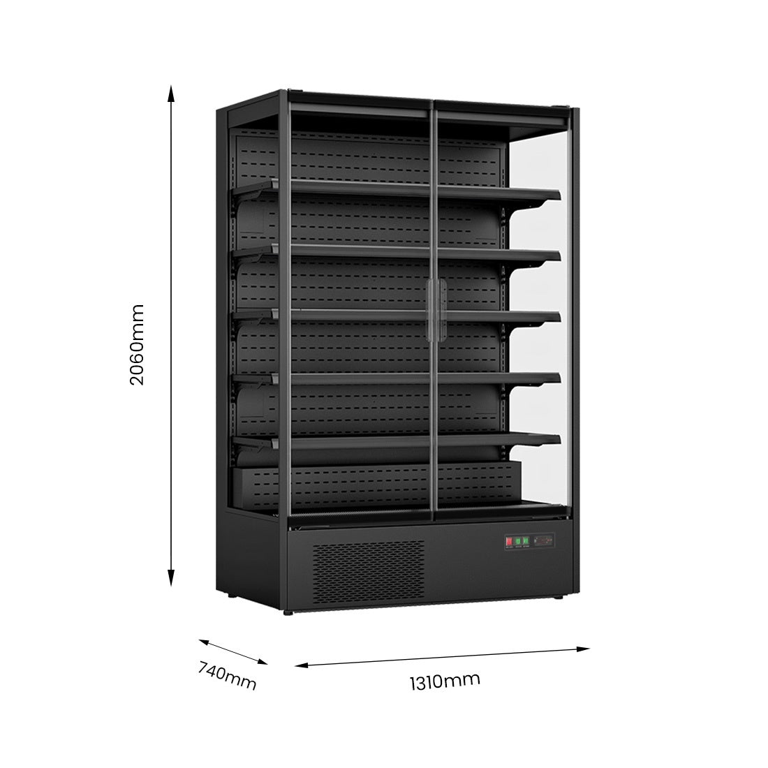 Thermaster Supermarket Panorama 2 Door Chiller Display - DC-125B Thermaster