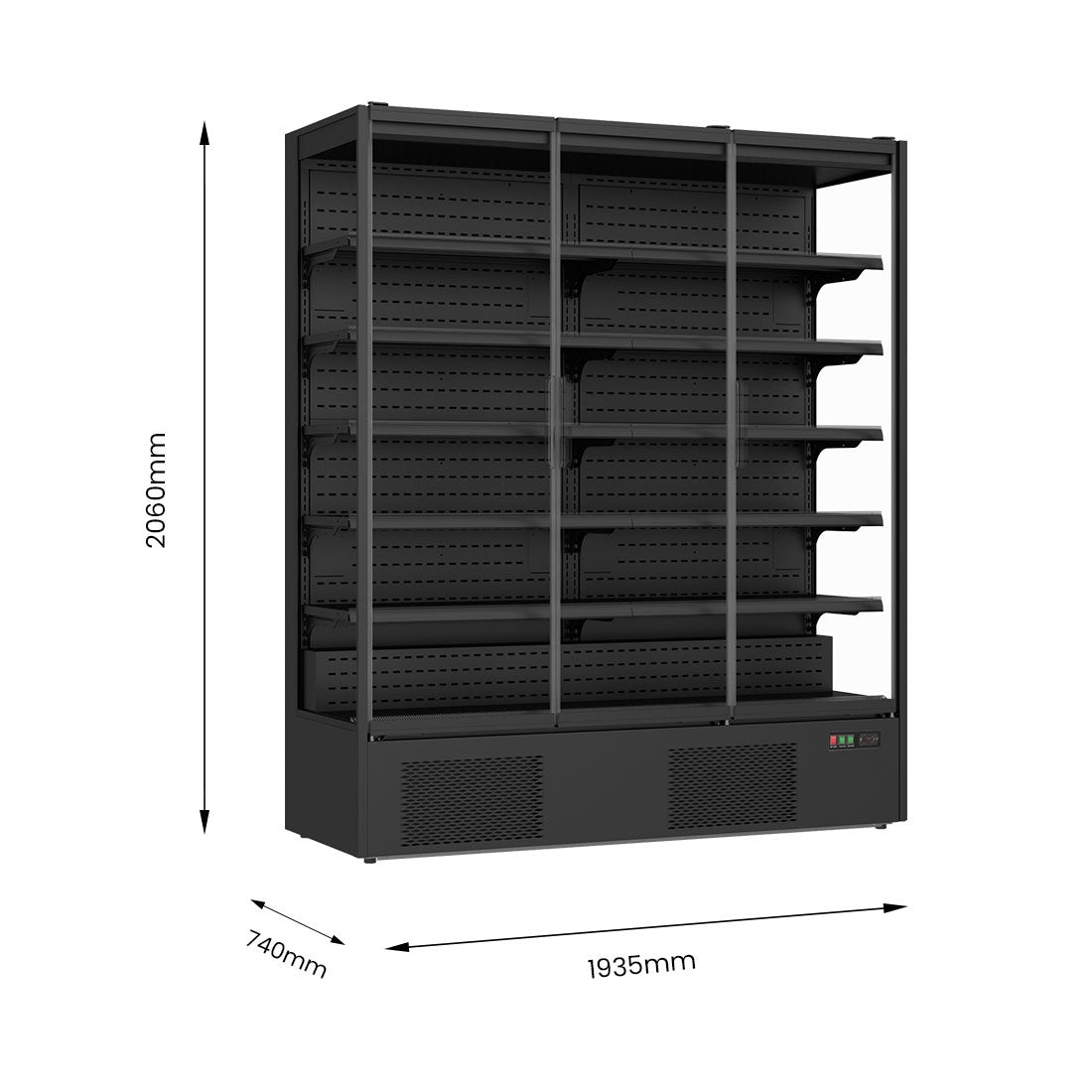 Thermaster Supermarket Panorama 3 Door Chiller Display - DC-187B Thermaster