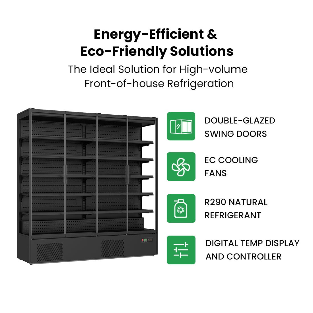 Thermaster Supermarket Panorama 4 Door Chiller Display - DC-250B Thermaster