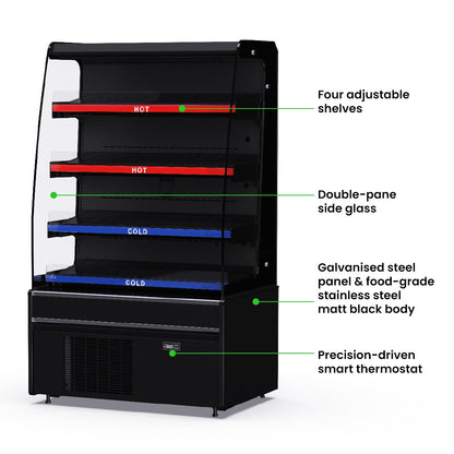 Thermaster Grab & Go Hot and Cold Cabinet – DC-900CH Thermaster